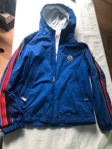 Moncler zomerjas 10 jaar, Moncler, Comme neuf, Bleu, Envoi