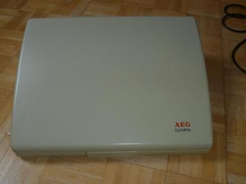 Elektronische typmachine AEG, in koffer voor €26 !, Enlèvement, Utilisé