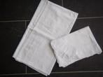 Vintage kinderlakenset, Huis en Inrichting, Ophalen of Verzenden, Gebruikt, Wit