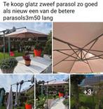 GLATZ ZWEEF PARASOL, Tuin en Terras, Ophalen, Zo goed als nieuw