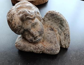 Ange en pierre 20 x 14 cm, Enlèvement, Utilisé