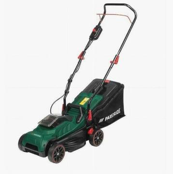 Parkside accu grasmaaier 20v, Enlèvement, Utilisé, Bac de ramassage