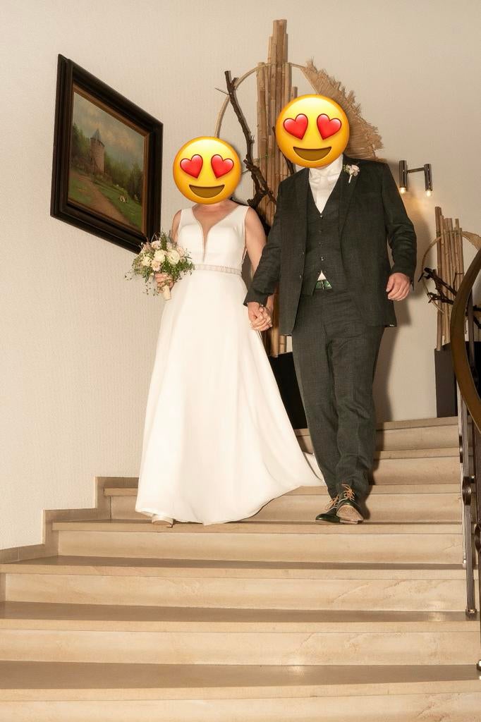 Prachtige trouwjurk, Ophalen, Zo goed als nieuw, Trouwjurk