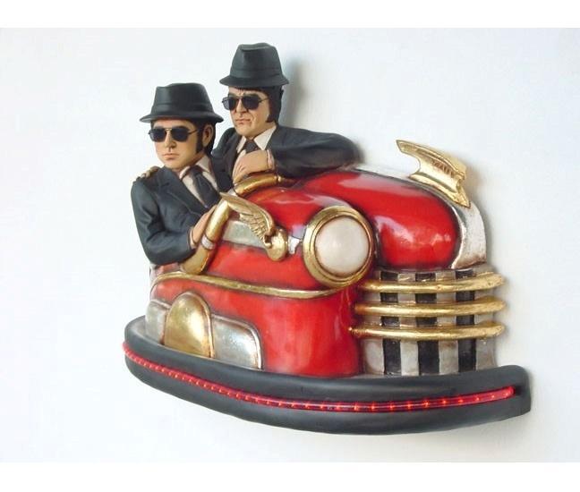 Lamp Botswagen Blues Brothers - 103 cm, Huis en Inrichting, Woonaccessoires | Wanddecoraties, Nieuw, Ophalen