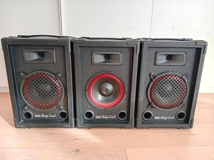 3 speakers IMG Stage Line PAB-8P, TV, Hi-fi & Vidéo, Enceintes, Enlèvement