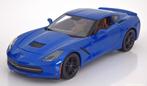 1:18 Maisto 31677B Corvette Stingray Z51 2014 Met.blue, Ophalen of Verzenden, Nieuw, Auto, Maisto