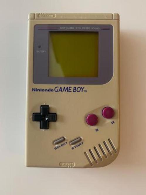 Gameboy Classic (Tetris & Les schtroumpfs), Games en Spelcomputers, Spelcomputers | Nintendo Game Boy, Zo goed als nieuw, Game Boy Classic