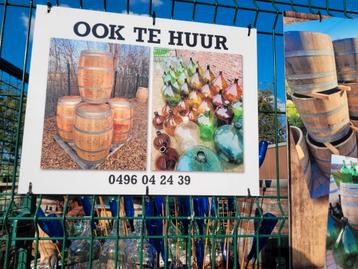 Dame jeanne flessen VERHUUR voor al uw feesten! TOPPER  beschikbaar voor biedingen