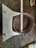Support en inox 130 mm, Bricolage & Construction, Tuyaux & Évacuations, Enlèvement, Neuf, Inox, 80 mm ou plus