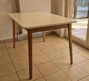 Eettafel, Huis en Inrichting, Tafels | Eettafels, Ophalen, Gebruikt, 100 tot 150 cm, 50 tot 100 cm