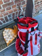 Golf zak SAFEZONE met twee golfclubs en golfballen, Hobby en Vrije tijd, Overige Hobby en Vrije tijd, Ophalen, Gebruikt