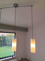 Luster, Huis en Inrichting, Lampen | Kroonluchters, Ophalen, Zo goed als nieuw, Glas, Modern