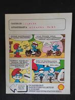 Cahier (ligné) schtroumpf (Pub. Shell/Via secura)., Verzamelen, Smurfen, Ophalen of Verzenden, Zo goed als nieuw, Verschillende Smurfen