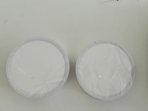 6000K LED-plafondlamp/wit (2x2 stuks = 4) — Nieuw, Huis en Inrichting, Lampen | Plafondlampen, Nieuw, Ophalen of Verzenden