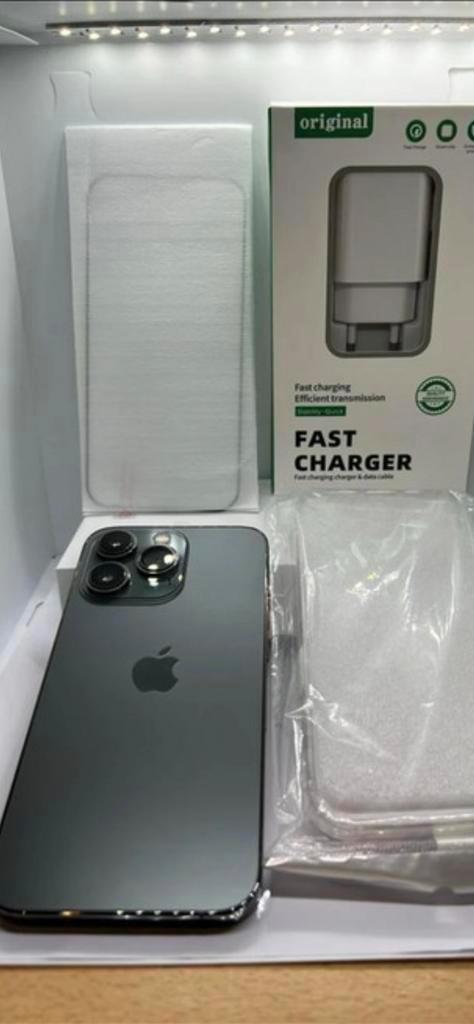 Iphone 13 pro 512G never used 100% battery power new, Telecommunicatie, Mobiele telefoons | Hoesjes en Screenprotectors | Apple iPhone
