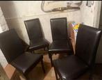 5 stoelen, Huis en Inrichting, Stoelen, Ophalen, Gebruikt, Zwart, Hout