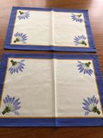 2 placemates met bloemmotief, Ophalen of Verzenden, Nieuw, Overige kleuren, Placemat