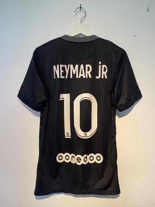 PSG derde tenue 2021/22 Neymar jr #10, Sport en Fitness, Voetbal, Zo goed als nieuw, Shirt, Maat M, Verzenden