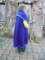 Mooie gehaakte lange wollen paarse cape/vest  small, Kleding | Dames, Ophalen of Verzenden, Zo goed als nieuw, Maat 36 (S), Paars