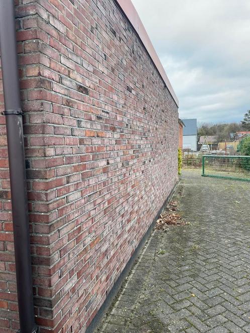 Gratis gevelstenen +-120m2  zlf op te laden tijdens afbraak, Tuin en Terras, Tegels en Klinkers, Gebruikt, Ophalen