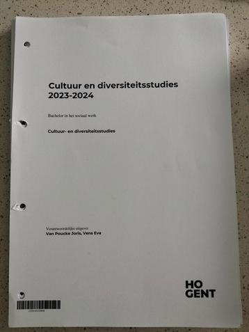 Cultuur en diversiteitsstudies 2023- 2024 beschikbaar voor biedingen