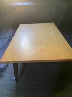 Sterke tafel, blad in fineer, Huis en Inrichting, Tafels | Eettafels, Ophalen, Gebruikt, 100 tot 150 cm, 150 tot 200 cm