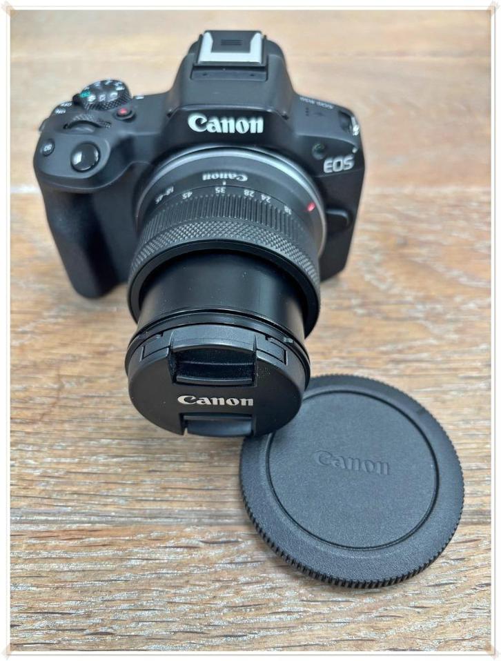 CANON - ENSEMBLE APPAREIL PHOTO NUMERIQUE EOS R50, Audio, Tv en Foto, Fotocamera's Digitaal, Gebruikt, Compact, Canon, Minder dan 4 keer
