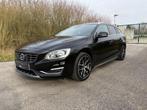 Volvo V60 2.0 D2 R-Design Geartronic Euro6b*Garantie*Leder, Auto's, Volvo, Automaat, 1969 cc, USB, Zwart