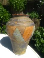 vaas Chinees -Art of living - aardewerk - Mexicaans-designer, Ophalen of Verzenden, Gebruikt, Zwart, Glas