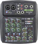4-kanaals audio mengpaneel met LED-display geïntegreerde, Ophalen of Verzenden, Nieuw, Studiomicrofoon