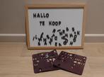 Nieuw magneetbord met bijhorende letters, Ophalen of Verzenden, Magneetbord