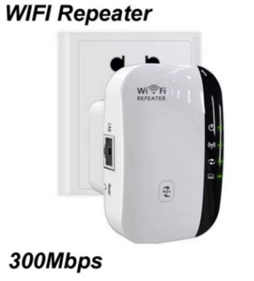 WiFi Repeater -- 300 Mbps -- 2,4 GHz -- Wifi Extender -- Wit beschikbaar voor biedingen