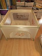 Tectake kinderreiswiegbox beige kleur, Enlèvement ou Envoi, Neuf, Carré