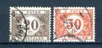 (B) TX34/35 gestempeld 1922 - Dik gekleurd cijfer op witte a, Postzegels en Munten, Ophalen of Verzenden, Gestempeld, Gestempeld
