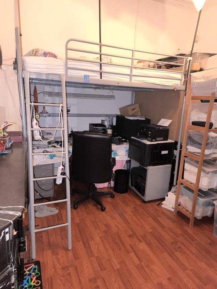 lit metal 140x200 sur élevé, Immo, Maisons à vendre, Liège (ville)