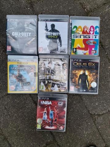 Lot van 7 PS3 games (Playstation 3 spellen te samen te koop) beschikbaar voor biedingen