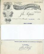 StavelotTannerie+Pepin+vieux métiers+lettre, Collections, 1920 à 1940, Non affranchie, Enlèvement ou Envoi, Liège
