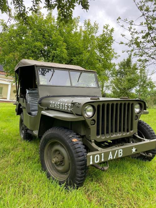 Jeep Willys MB Juin 1944, Autos, Jeep, Particulier, Autres modèles, 4x4, Attache-remorque, Essence, Euro 4, SUV ou Tout-terrain