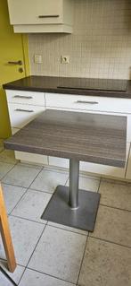 Tafel = bijpassende stoelen, Huis en Inrichting, Tafels | Eettafels, Ophalen, Overige materialen, 50 tot 100 cm, Vierkant