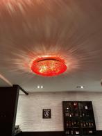 Grote plafondlamp rood (set van 3), Maison & Meubles, Lampes | Plafonniers, Comme neuf, Métal, Design, Enlèvement