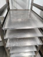 Inox kar, platenkar, bakkers kar, Ophalen, Gebruikt