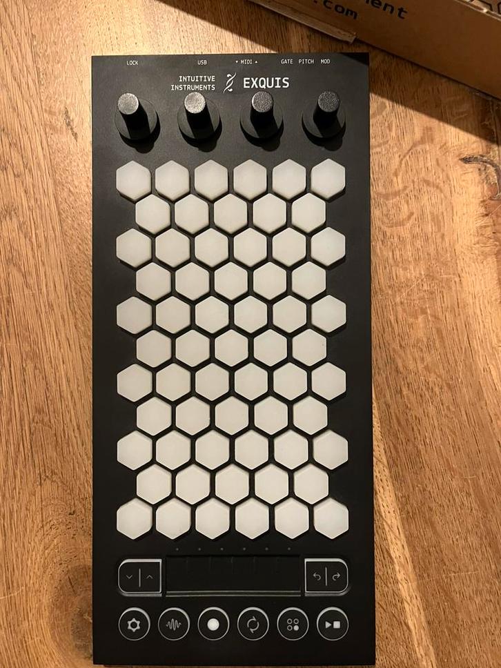 Controlleur midi MPE Dualo Exquis, Muziek en Instrumenten, Synthesizers, Zo goed als nieuw, Ophalen of Verzenden