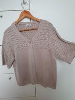 Damart zomerse cardigan, Beige, Zo goed als nieuw, Korte mouw, Damart