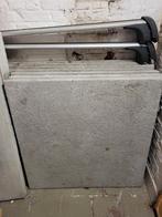 Terrastegels beton licht grijs 8080cm  4cm dik, Ophalen of Verzenden, Zo goed als nieuw