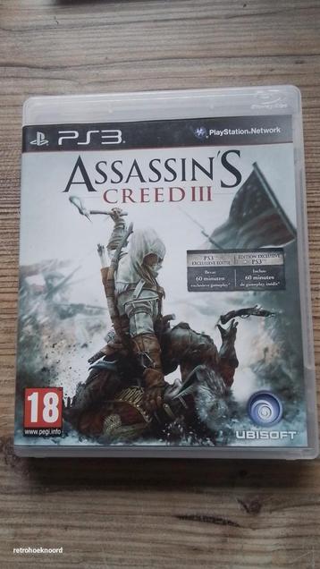 Assassin's Creed III pour PlayStation 3, Envoi, Comme neuf