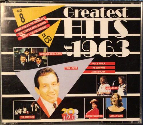 2-CD-BOX * Greatest Hits Of 1963, CD & DVD, CD | Pop, Enlèvement ou Envoi