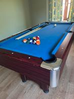 Pooltafel 90/180/80 goede staat, Ophalen, Gebruikt, Pooltafel