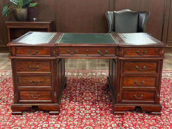 Klassiek Engels bureau #614, Maison & Meubles, Bureaux, Comme neuf, Bureau, Enlèvement ou Envoi