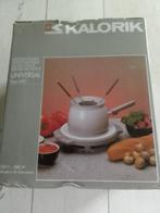 weinig gebruikte Kalorik fondueset en 6 gratis spikes, Ophalen of Verzenden, Gebruikt, Elektrisch, Fondueset