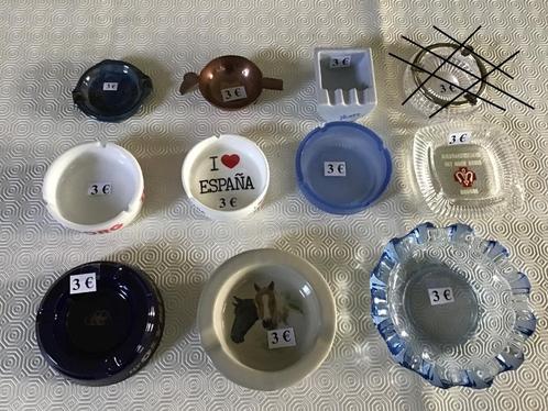 11 asbakken aan slechts 3 euro per stuk, Antiek en Kunst, Curiosa en Brocante, Ophalen of Verzenden